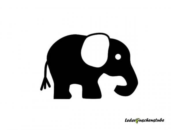 Bügelbild Elefant